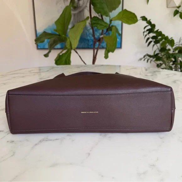 Coach Brooklyn Shoulder Bag 39 Maple Brown Brass XL Leather Shoulder Bag CU044 - Picture 6 of 16